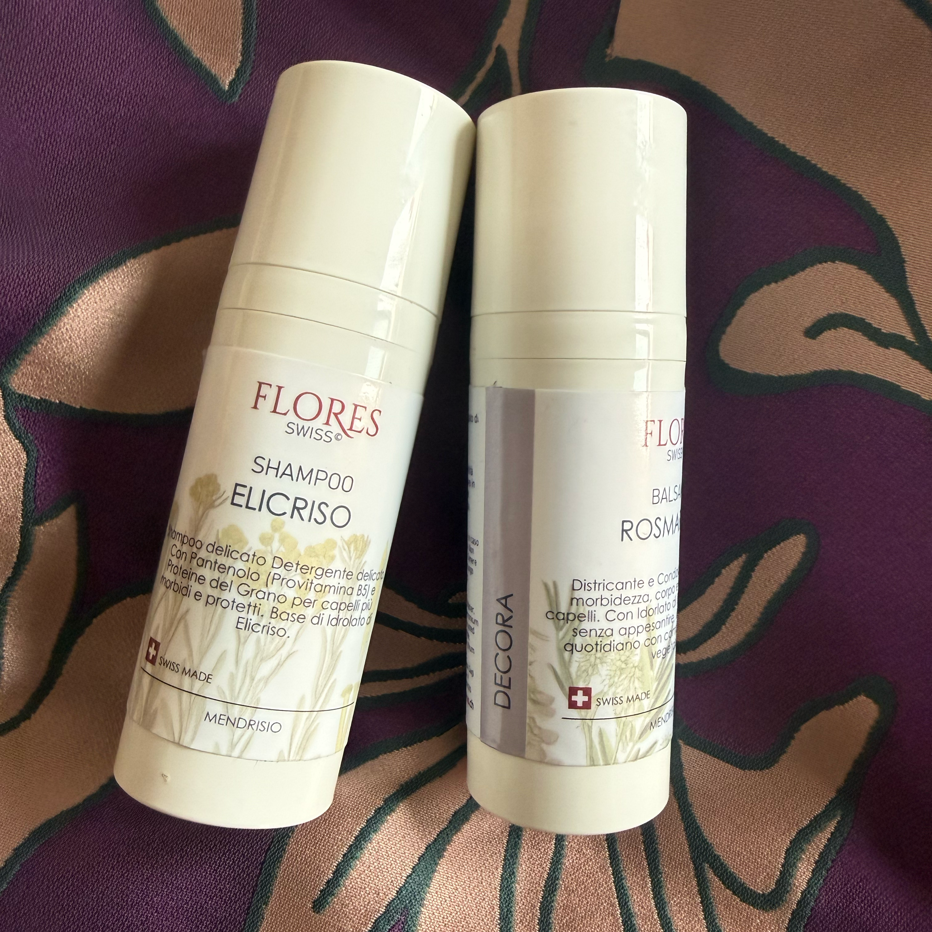 Shampoo Elicriso e Balsamo Rosmarino Decora